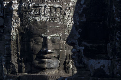 Close-up of buddha statue