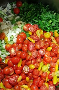 Full frame shot of tomatoes