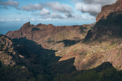 Panoramic view of landscape against sky