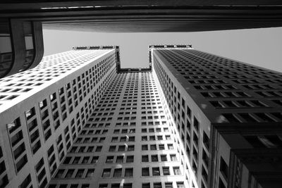 Low angle view of modern building