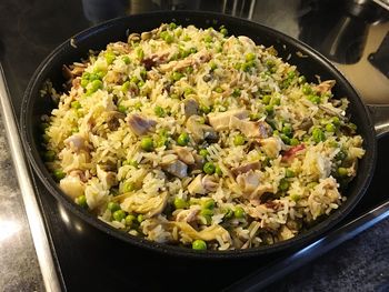 Close-up of food in plate