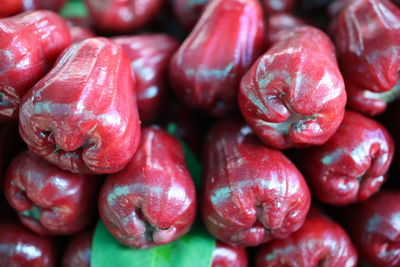 Full frame shot of strawberries