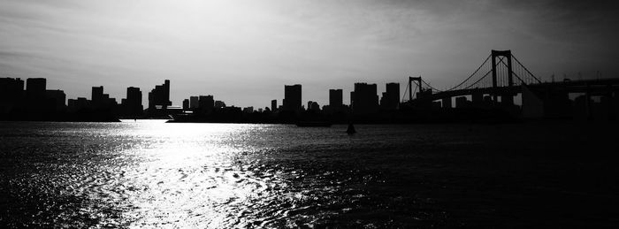 View of city at waterfront