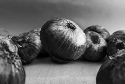 Close-up of fruits on table