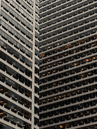 Low angle view of buildings in city