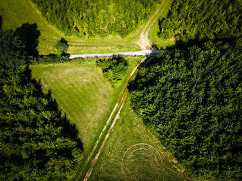 Pictures took during a walk with a drone in belgium