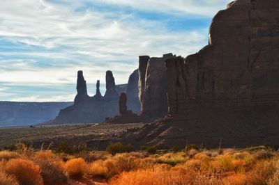 Panoramic view of landscape against sky