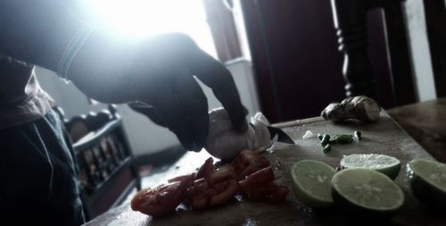 Group of people eating