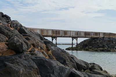 Bridge over sea