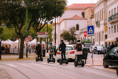 View of city street