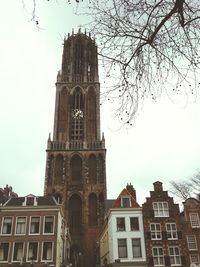 Low angle view of clock tower