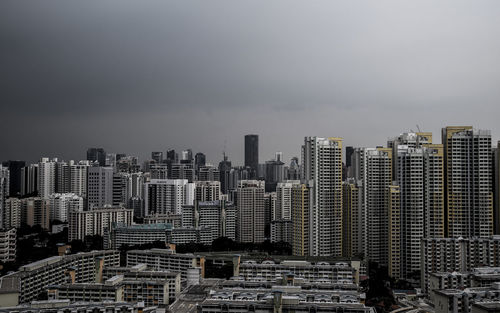 Skyscrapers in city