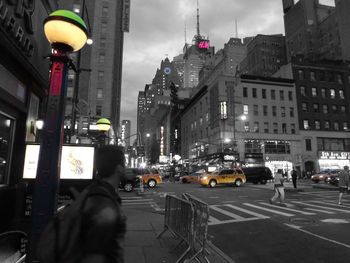 Traffic on city street