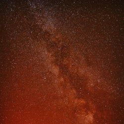 Low angle view of stars in sky at night