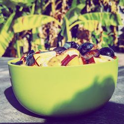 Close-up of fruits in bowl