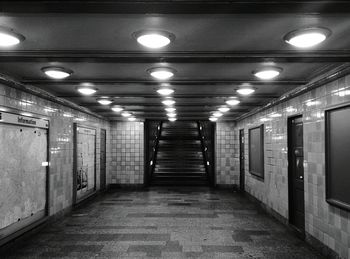 Interior of subway station