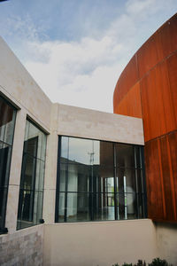 Low angle view of building against sky