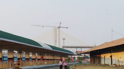 Woman standing against wall