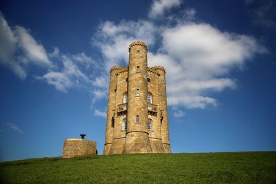 Low angle view of historical building