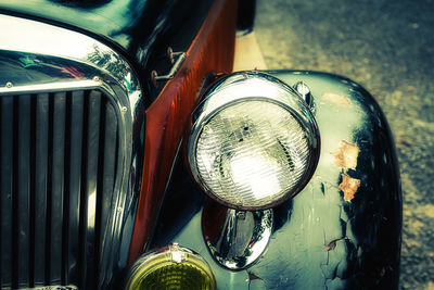 Close-up of electric lamp