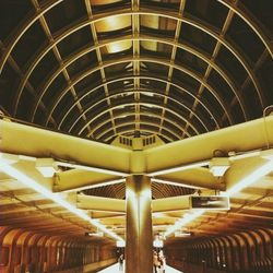 Low angle view of ceiling