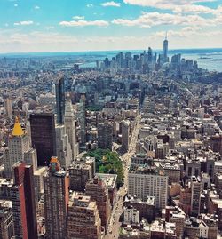 Aerial view of a city