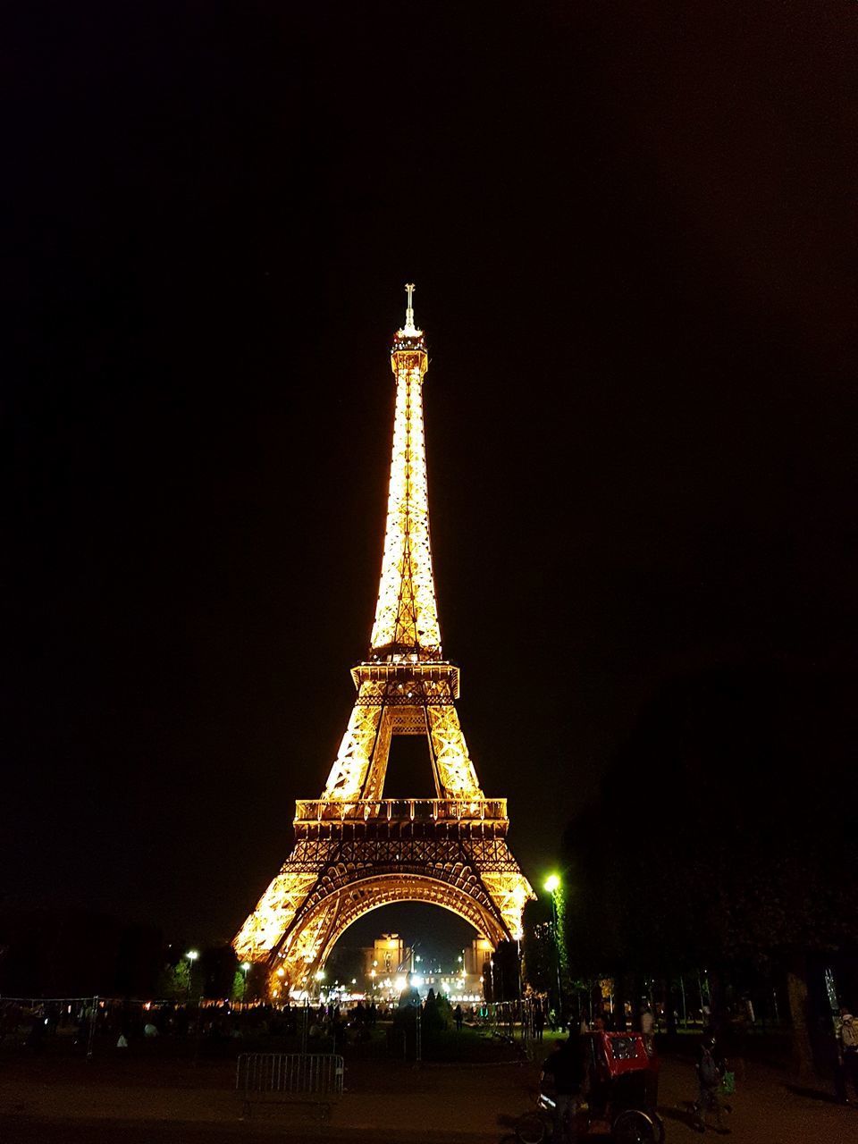 VIEW OF ILLUMINATED TOWER