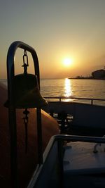 Sunset over sea