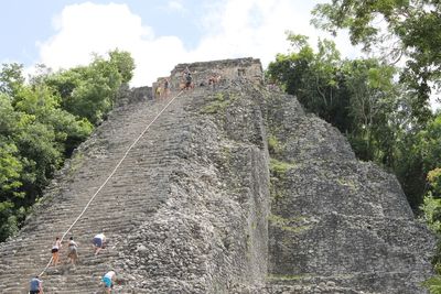 View of old ruin building