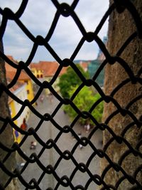 Full frame shot of chainlink fence