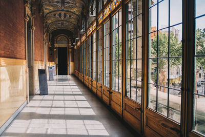 Corridor of building