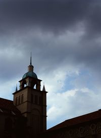 Low angle view of church against sky