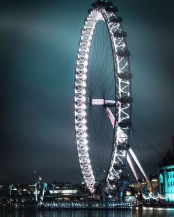 Ferris wheel at night