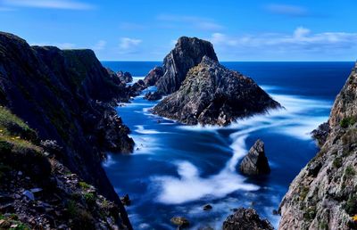 Panoramic view of sea against sky