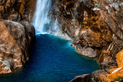 Rainbow waterfall