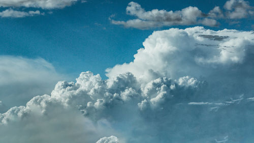 Low angle view of clouds in sky