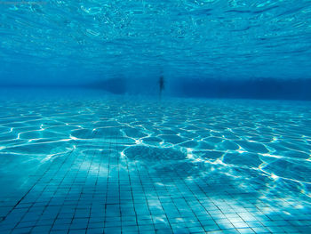 Swimming pool in sea