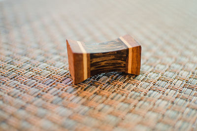 Close-up of a wooden object