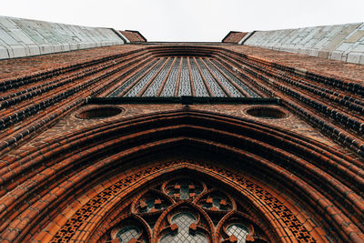 Low angle view of building against sky