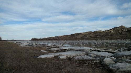 Scenic view of landscape against sky