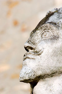 Close-up of statue against sky