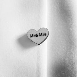 Close-up of text on heart shape