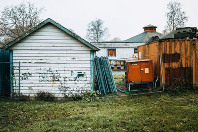 House on field