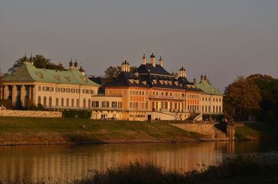 Buildings at waterfront