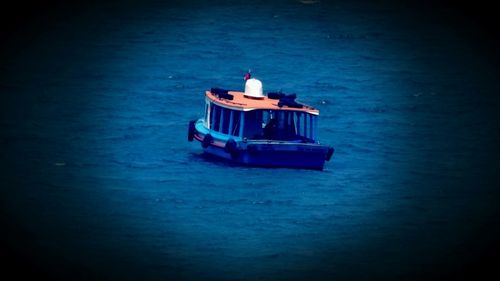 Boats in sea