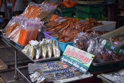 Maeklong railway street fish market bangkok thailand street where train passes daily fresh fish asia