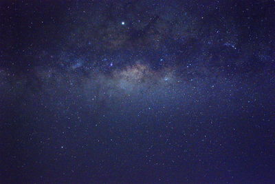 Low angle view of stars in sky