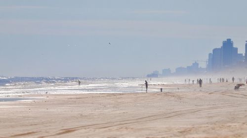 View of beach against sky