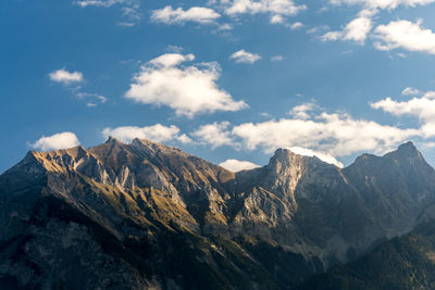Scenic view of mountains