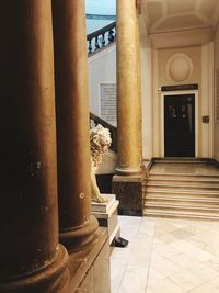 Entrance of historic building